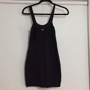 Fitted black party dress